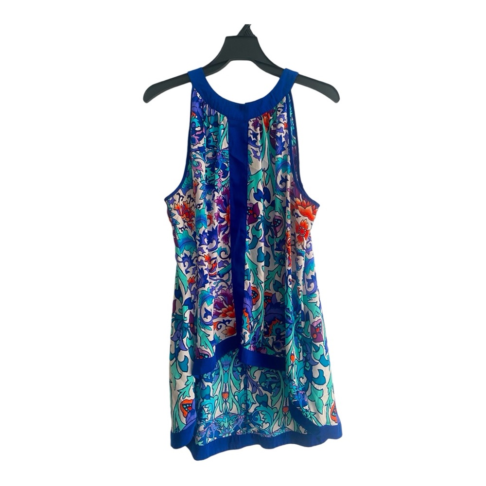nicole by Nicole Miller Sleeveless Floral Droptail Blouse
Size XL